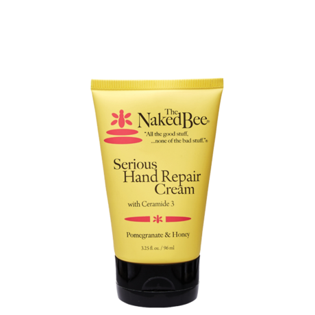 Serious Hand Repair Cream in Pomegranate & Honey - 3.25 oz. - Shea Butter, Safflower Seed Oil, and Ceramide for Severe Dry Skin