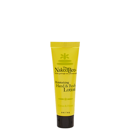 The Naked Bee Citron & Honey Hand Body Lotion Mini Bliss for On-the-Go Hydration