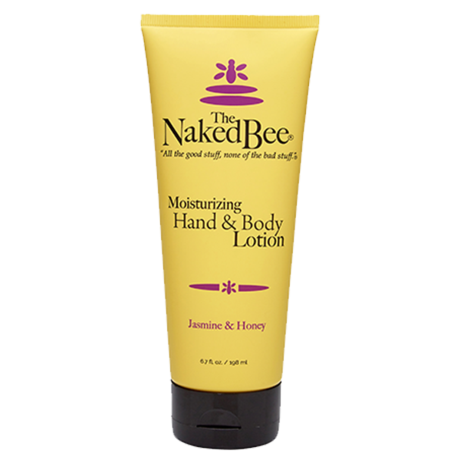 THE NAKED BEE Jasmine & Honey Hand & Body Lotion 6.7 oz. Organic Aloe Vera and Hyaluronic Acid Infused