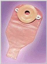 Ostomy Pouch Nu-Flex Nu-Comfort Two-Piece System Deep Convex, Trim to Fit Drainable