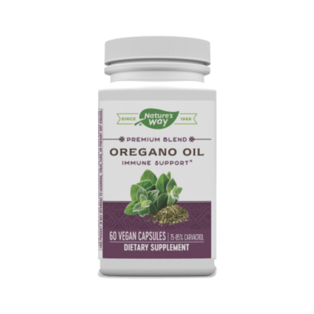 Nature's Way - Oregano Oil Standardized - 60 Vegetarian Capsules