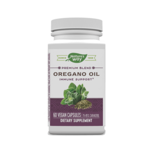 Nature's Way - Oregano Oil Standardized - 60 Vegetarian Capsules