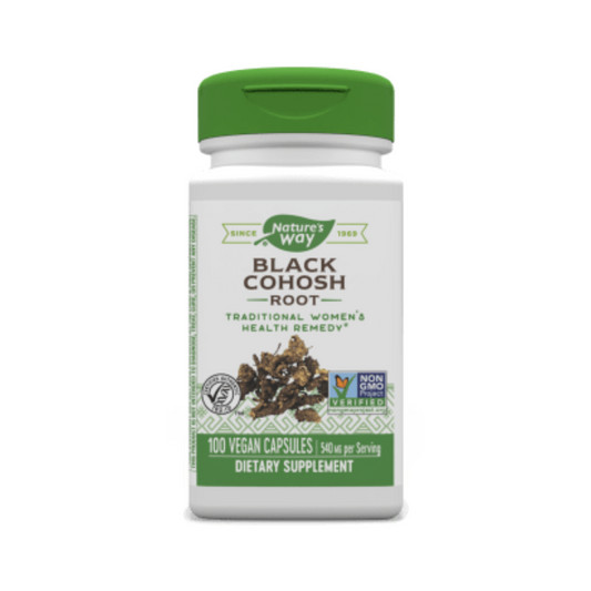 Nature's Way Black Cohosh Root 540 mg, 100 Vegetarian Capsules