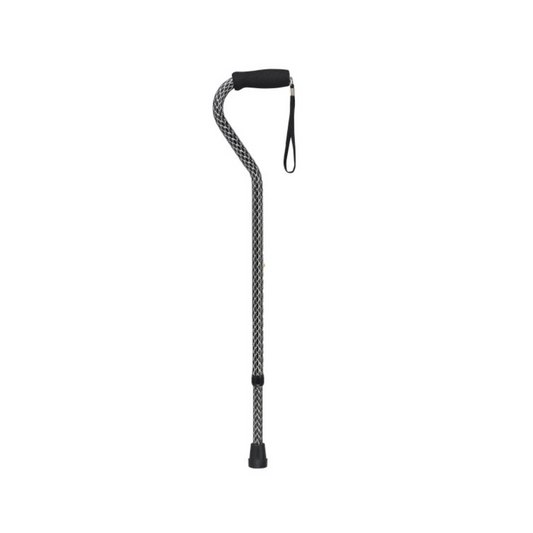 OFFSET HANDLE CANE ( Different Colors Available)
