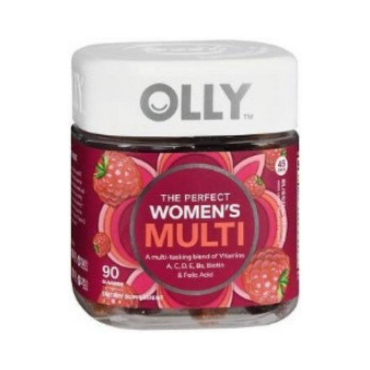 OLLY Women Multi Berry Gummies 90ct Essential Daily Nutrition in Delicious Bite-Sized Form
