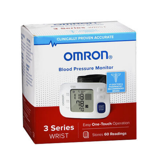 OMRON 3-SERIES WRIST DIGITAL BLOOD PRESSURE KIT Portable Accuracy for On-the-Go Monitoring