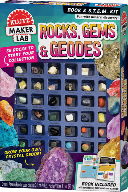 Maker Lab Rocks, Gems & Geodes Unleash the Wonders of Earth Science for Ages 8 & Up
