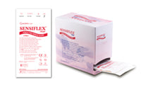 Sensiflex Latex Exam Gloves - X-Large Size (Box of 100) - Powder-Free, Premium Quality