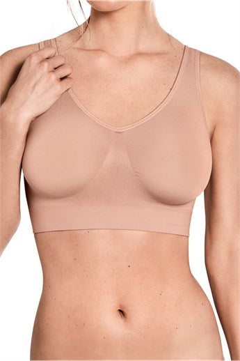 Comfort Bliss Seamless Soft Bustier Wire-Free Bra Sleep and Leisure Elegance