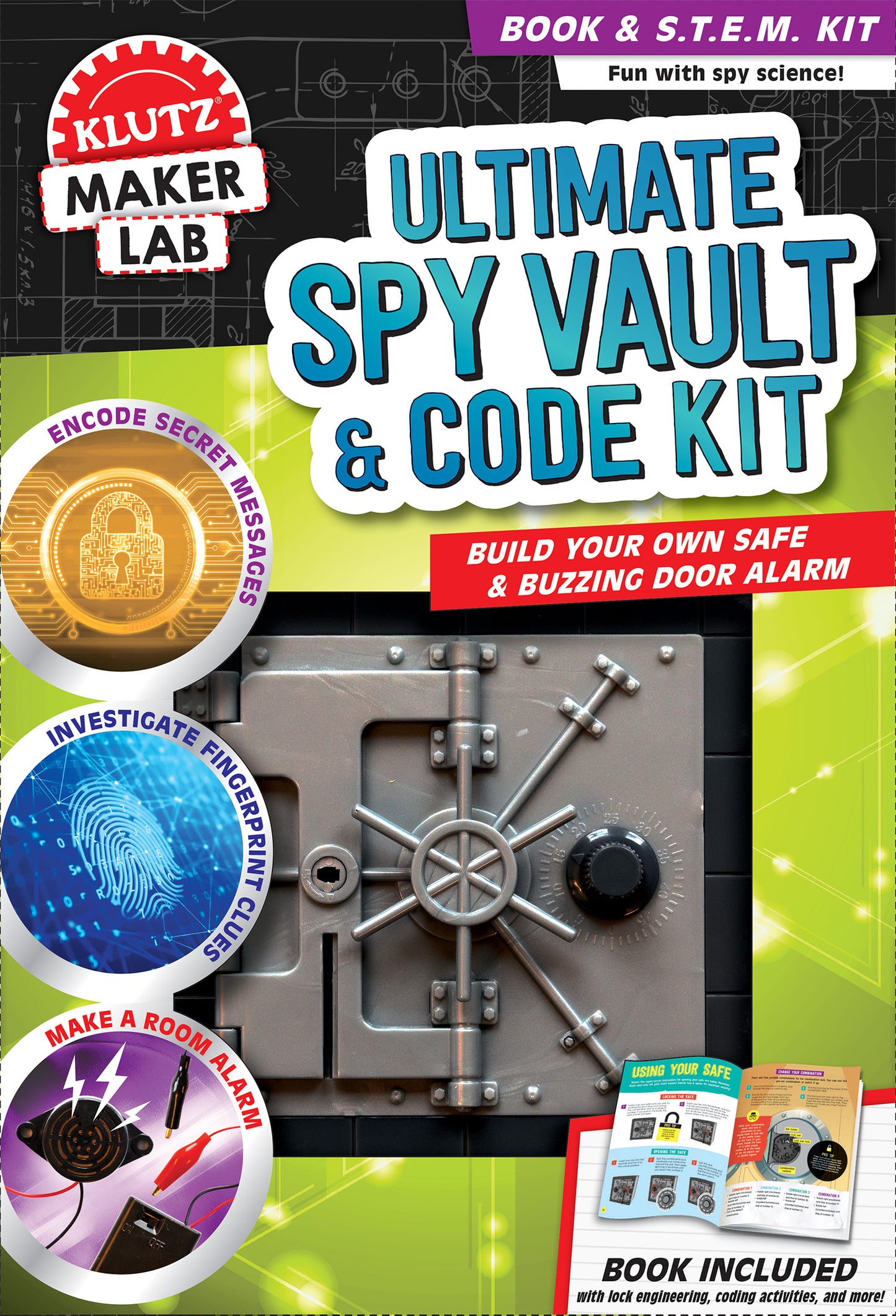 Maker Lab Ultimate Spy Vault & Code Kit - Unleash Your Inner Spy Genius