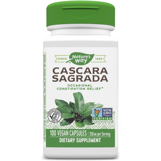 Nature's Way - Cascara Sagrada Bark - 100 Veg Capsules