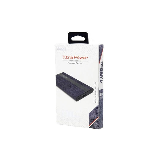 XTRA POWER Portable Battery 4,000mAh Fast Charge and High Capacity for On-the-Go Power