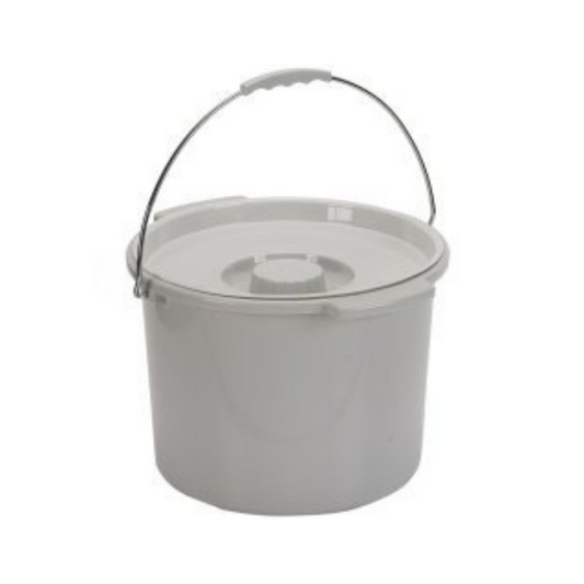 Drive Commode Bucket with Handle and Cover 12 Quart Capacity (12/CS)