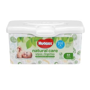 HUGGIES BABY WIPES ALOE-UNSCENTED 64CT