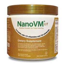 Pediatric Tube Feeding Formula NanoVM tf 275 Gram Jar Powder - Unflavored Nutrition for Ages 1-18 Years