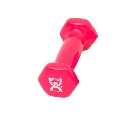 CanDo® Vinyl Coated Dumbbell, Pink, 1 lbs., Each