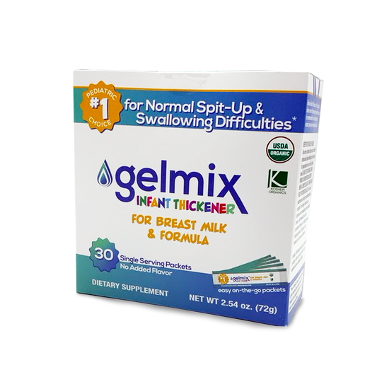 Gelmix Infant Thickener 2.4g Sticks Box of 30, USDA Organic, Pediatric Formula