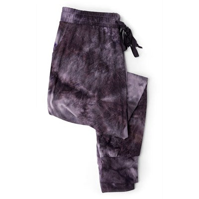Hello Mello Dyes The Limit Joggers Swirl in Comfort with Gray, Green, Blush & Purple