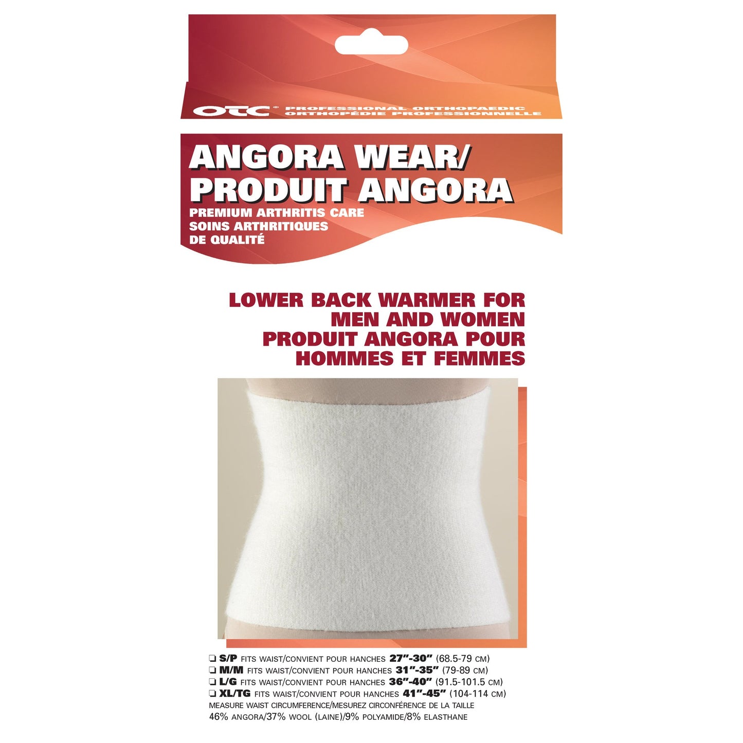 ANGORA ARTHRITIS RELIEF LOWER BACK WARMER