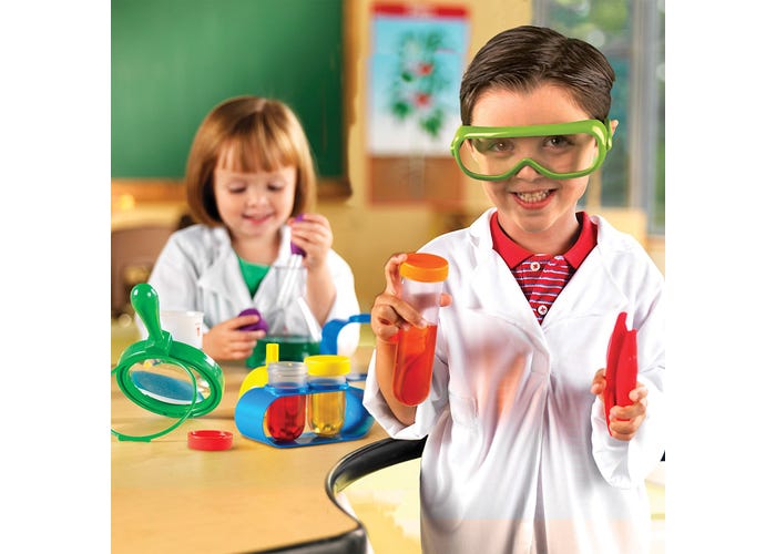 Primary Science Lab Set - Educational STEM Kit for Hands-On Learning Enhances Math and Fine Motor Skills