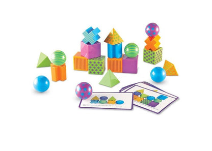 Mental Blox Critical Thinking Game - Boost Cognitive Skills with 20 Chunky Blocks and Activity Cards