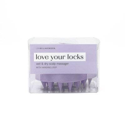 Lemon Lavender Love Your Locks Wet & Dry Scalp Massager Spa-Quality Hair Care at Your Fingertips!