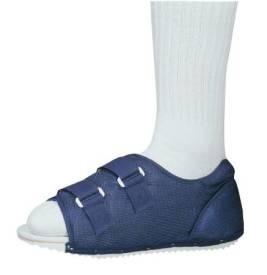ProCare Male Blue Post-Op Shoe Velcro Open-Toe Design for Comfortable Recovery
