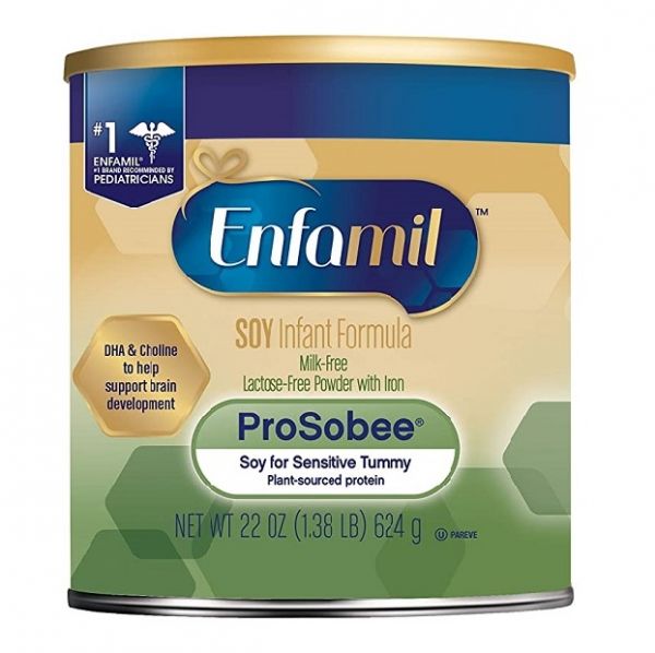 Enfamil ProSobee 22 oz. Infant Formula Can Powder Soy-Based, Milk-Free Nutrition