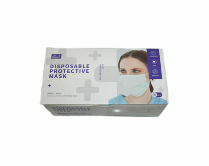 JCJZ Disposable Protective Masks 3-Layer, 50PCS - Non-Medical, Convenient, Safe, and Sanitary