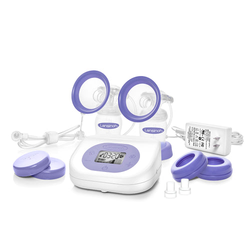 Lansinoh Smart Double Electric Pump 2.0 Intelligent, Portable, and Convenient Breast Pumping Solution