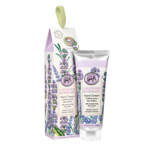 Lavender Rosemary Hand Cream 2.5 oz. Shea Butter Infused Botanical Bliss in Gift Box