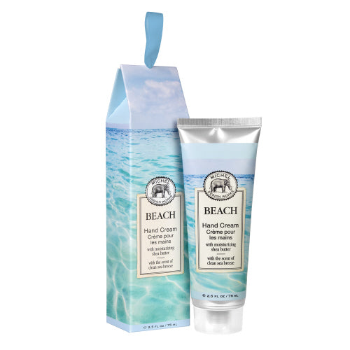 Beach Hand Cream 2.5 oz. Shea Butter and Aloe Infused with Marine Notes in Gift Box
