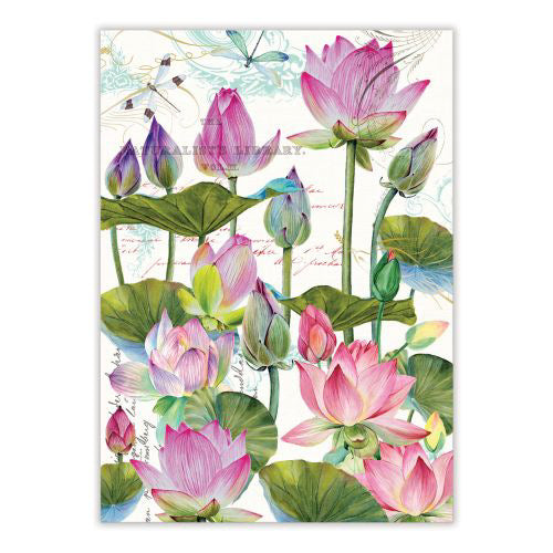 Water Lilies Kitchen Towel