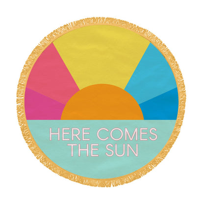 Juice Box 60" Round Beach Towels Embrace Beach Comfort in Style