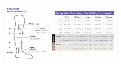 COMPREFLEX Transition Wrap Calf-Length Compression Socks