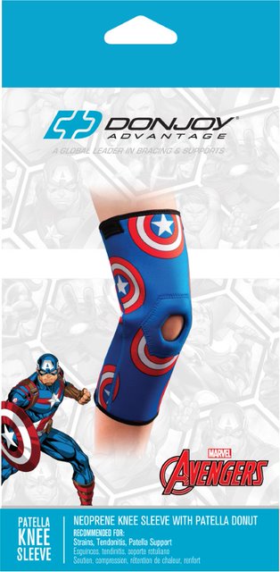 Ultimate Support Patella Knee Sleeve Captain America Edition Boost Performance and Recovery