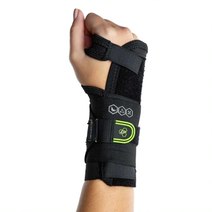 BIONIC Elastic Wrist Brace: Dynamic Support and Style in Black/Slime Your Ultimate Solution for Wrist Comfort and Recovery