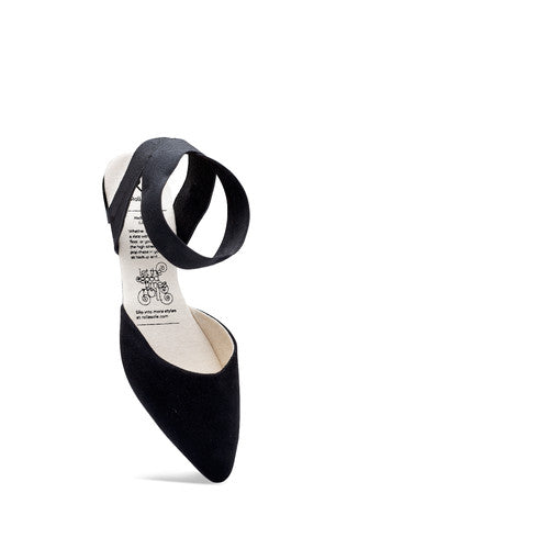 Rollasole Firefly Flamenco-Inspired Flats with Sexy Ankle Strap