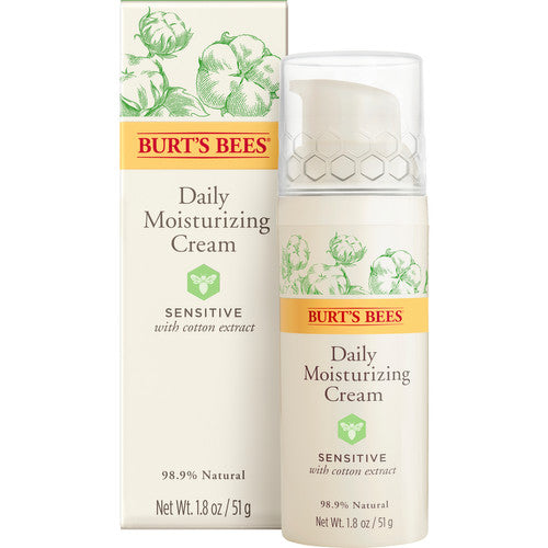 Burt's Bees Sensitive Daily Moisturizing Cream (1.8 oz) Clinically Proven Gentle Skincare