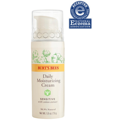 Burt's Bees Sensitive Daily Moisturizing Cream (1.8 oz) Clinically Proven Gentle Skincare