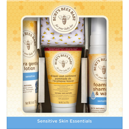 Burt's Bees Baby Sensitive Skin Essentials Gift - Gentle Care for Your Little One