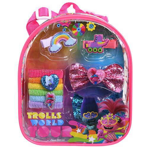 Colorful Charm Trolls 2 Hair Accessory Backpack for Endless Style Options