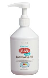 Assure Zero Slide Swallowing Aid 500ml Bottle, Raspberry Flavored, Enhanced Tablet and Capsule Swallowing